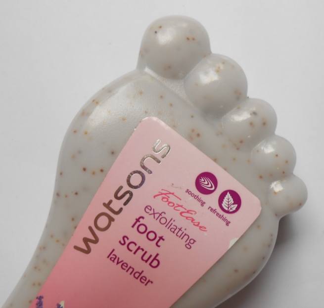 Watsons Foot Ease Exfoliating Lavender Foot Scrub packaging