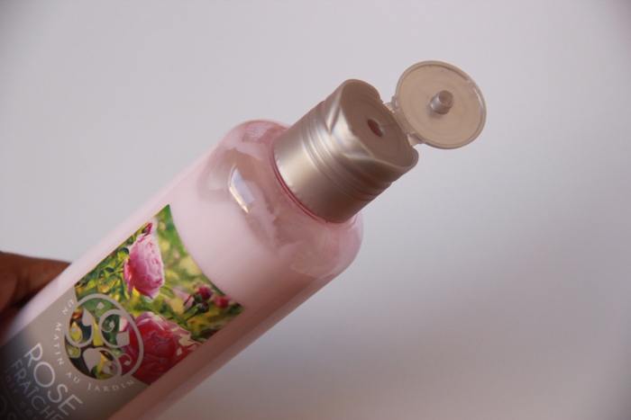 Yves Rocher Fresh Rose Body Lotion Review4