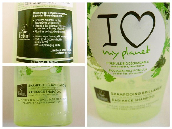 Yves Rocher I love My Planet Radiance Shampoo all details