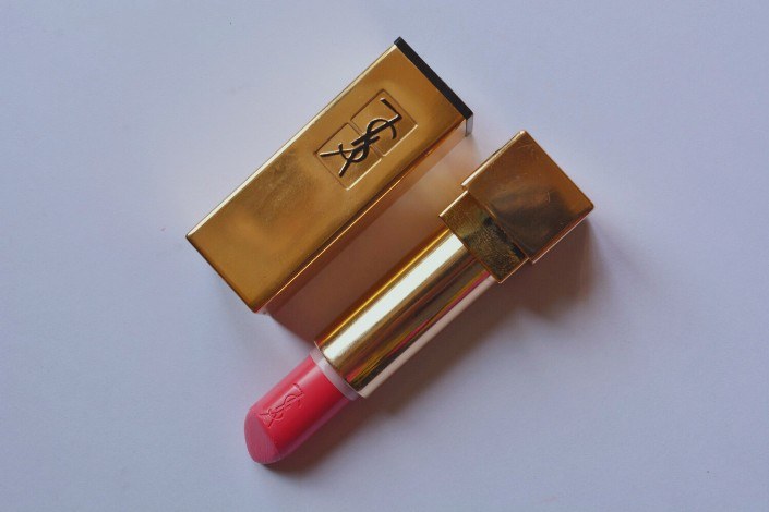 Yves Saint Laurent 52 Rosy Coral Rouge Pur Couture Lipstick packaging