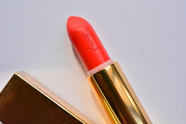 Yves Saint Laurent 74 Orange Electro Rouge Pur Couture Satin Radiance Lipstick