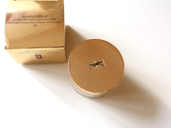 Yves Saint Laurent Souffle D'Eclat Sheer and Radiant Loose Powder label