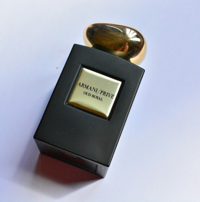 Armani Prive Oud Royal Fragrance outer packaging