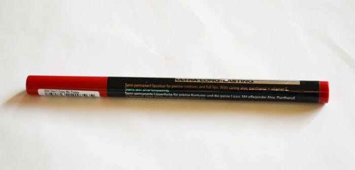 Catrice Aqua Ink Lip Liner - Don’t Copy My Poppy Review