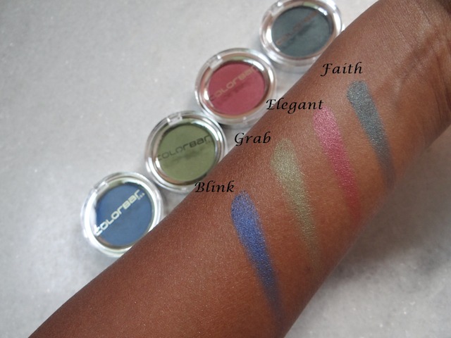 Colorbar Grab Emphaseyes Eyeshadow swatches