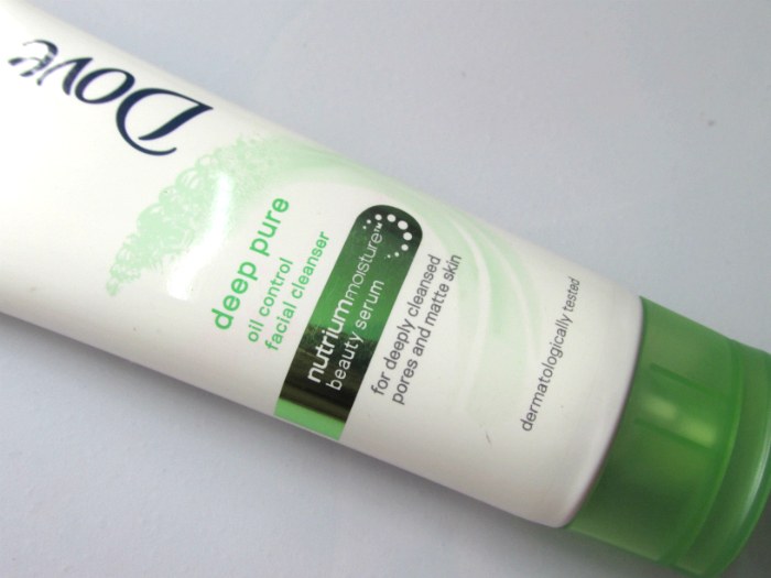 Dove Deep Pure Oil Control Facial Cleanser Review5
