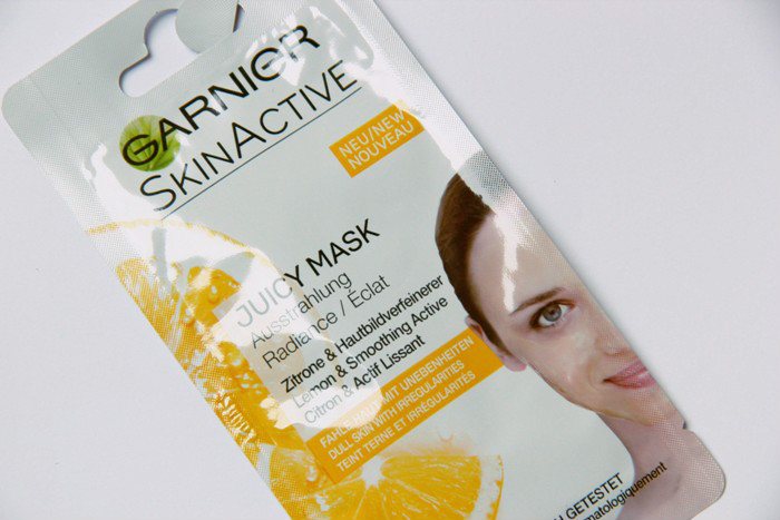 Garnier Skin Active Juicy Face Mask Review6