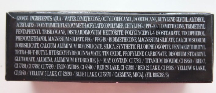 Giorgio Armani 503 Glow Lip Magnet Liquid Lipstick ingredients