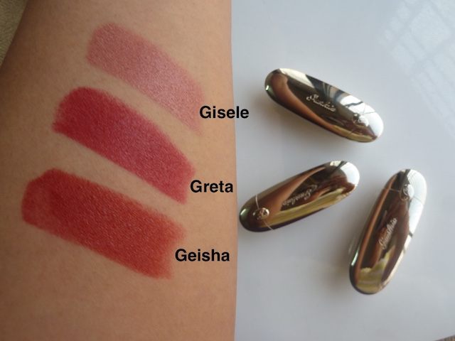 Guerlain 08 Gisele Rouge G Lipstick swatches