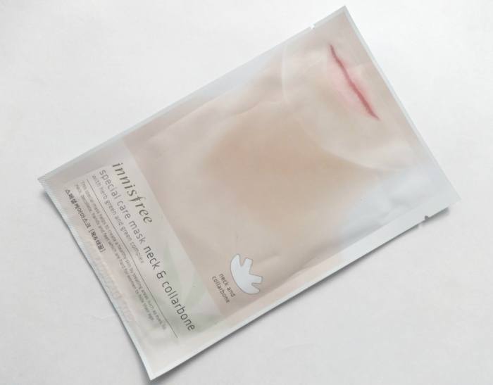 Innisfree Special Care Neck and Collarbone Mask Review