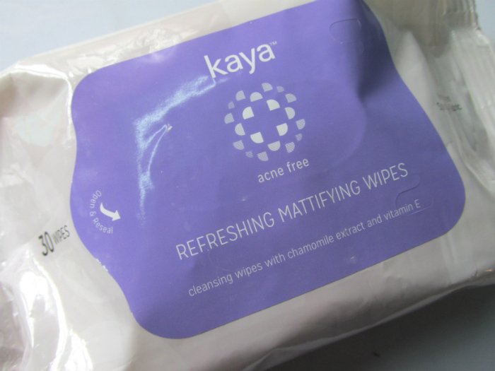 Kaya Refreshing Mattifying Wipes Review2