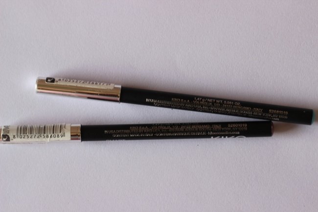 Kiko Milano Smart Eye Pencils - #804 Mauve and #813 Aquamarine Review1