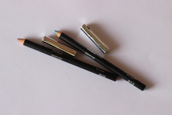 Kiko Milano Smart Eye Pencils - #804 Mauve and #813 Aquamarine Review2
