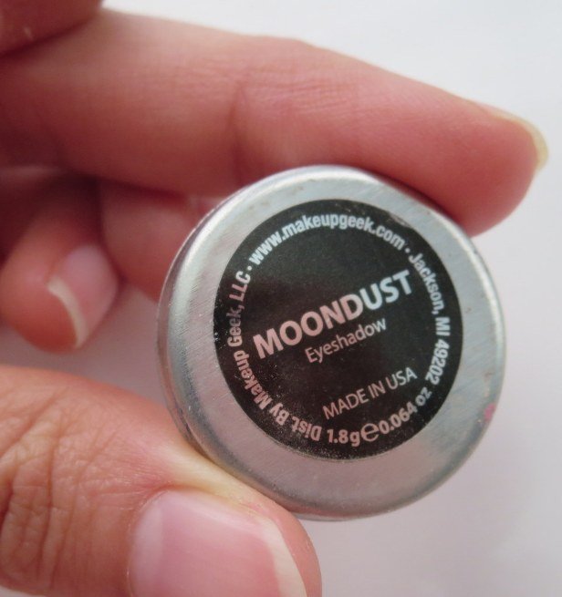 Makeup Geek Moondust Eyeshadow shade name