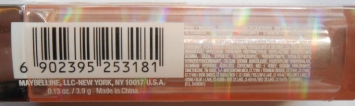 Maybelline NU32S Color Sensational So Nude Lipstick ingredients