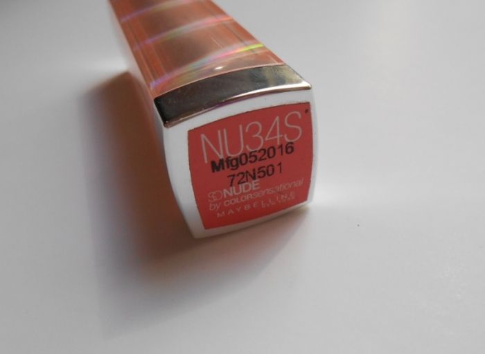 Maybelline NU34S Color Sensational So Nude Lipstick Review8