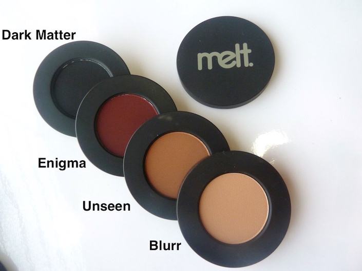 Melt Cosmetics The Dark Matter Stack Eyeshadow all shades