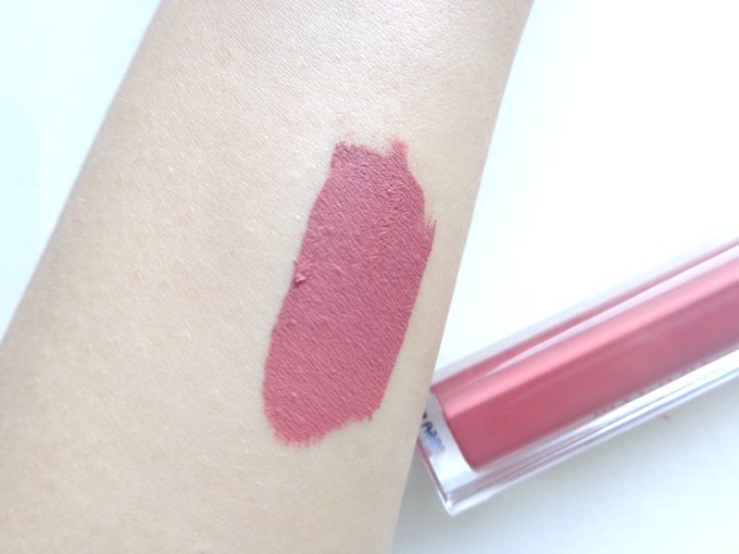 Milani Loved Amore Matte Lip Creme swatch on hands