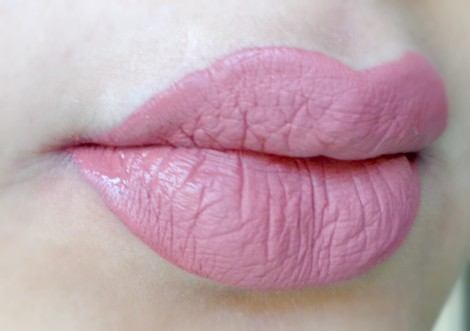 Milani Loved Amore Matte Lip Creme swatch on lips