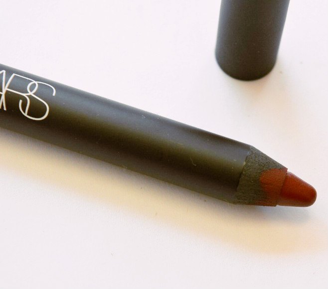 NARS Endangered Red Velvet Matte Lip Pencil open