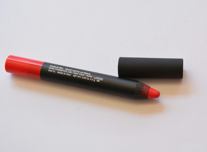 NARS Famous Red Velvet Matte Lip Pencil packaging