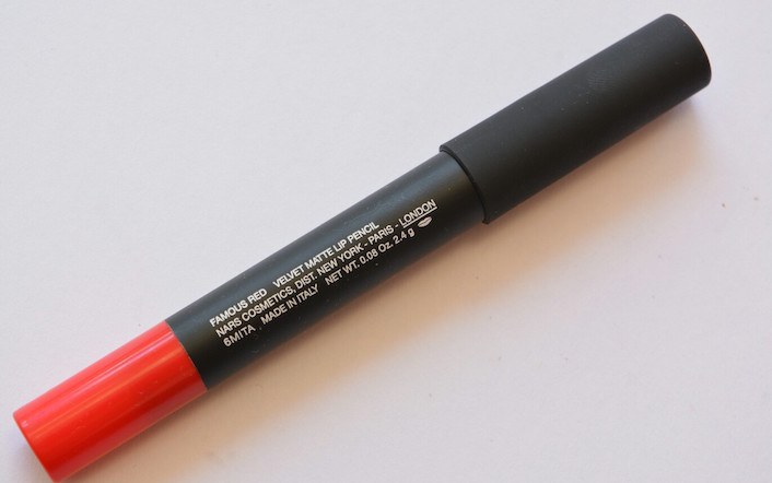 NARS Famous Red Velvet Matte Lip Pencil shade name