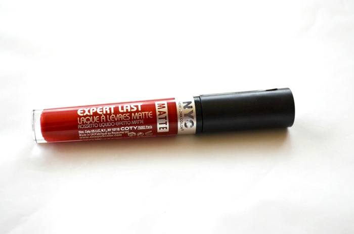 NYC New York Color Expert Last Matte Lip Lacquer - #810 Riverdale Matte Red Review
