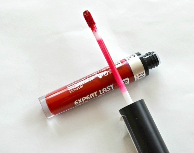 NYC New York Color Expert Last Matte Lip Lacquer - #810 Riverdale Matte Red Review1