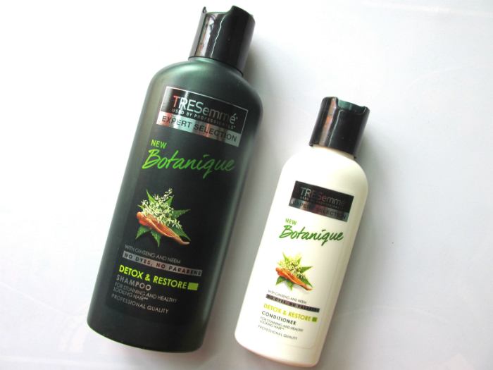 TRESemme Botanique Detox and Restore Shampoo bottle