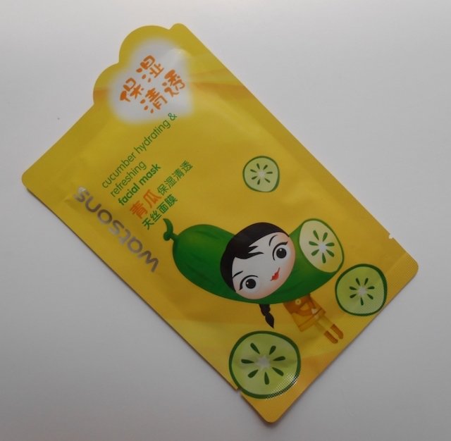 Watsons Cucumber Hydrating and Refreshing Facial Mask Review