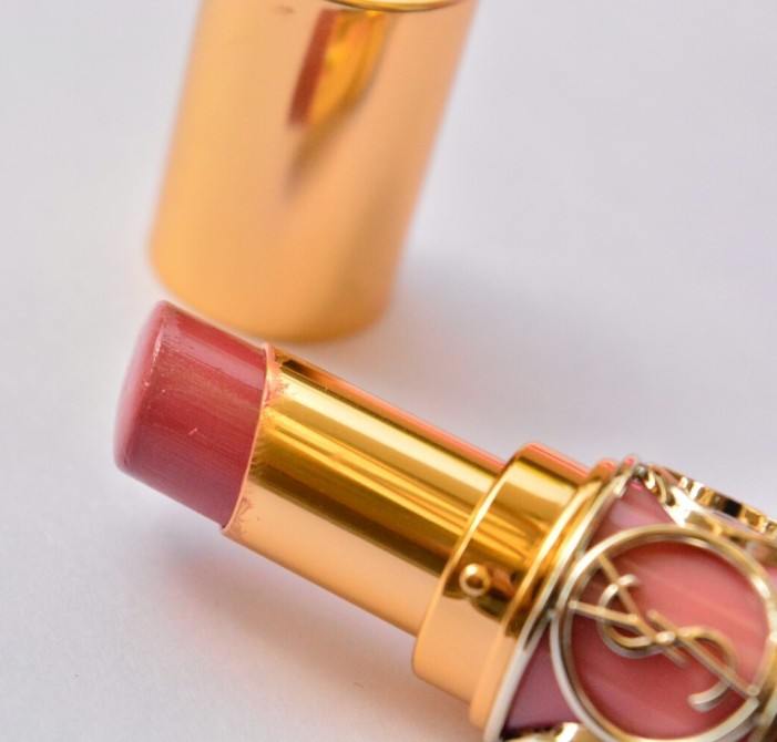 YSL 44 Nude Lavalliere Rouge Volupté Shine Oil-In-Stick Review