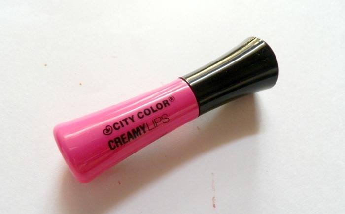 City Color Tickled Pink Cosmo Creamy Lips Review1