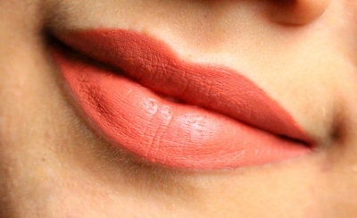 ColourPop Jacquard Ultra Satin Lip swatch on lips