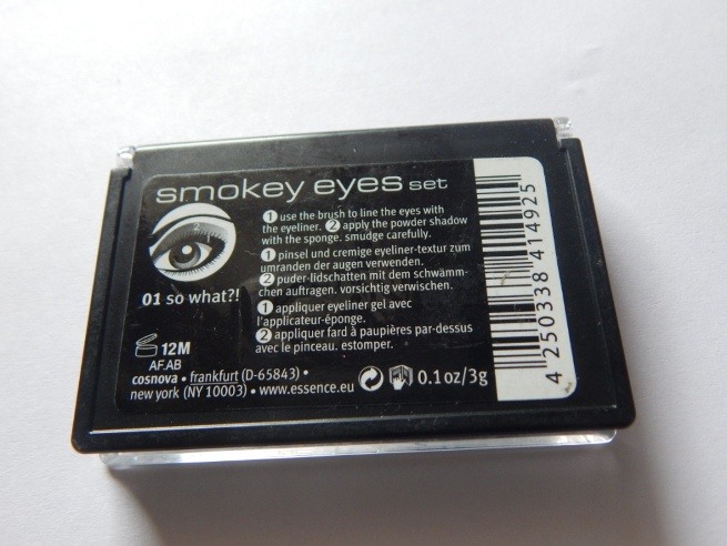 Essence Smokey Eyes Set So What! details