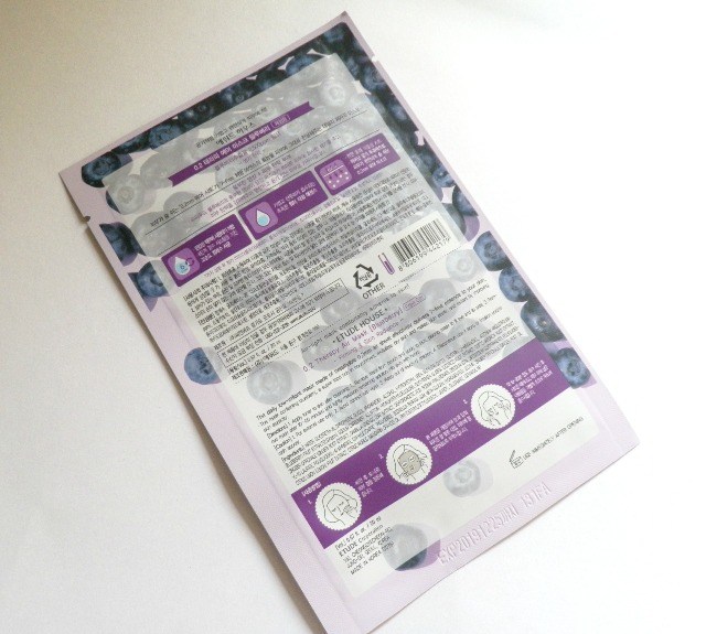 Etude House Air Therapy Blueberry Sheet Mask4