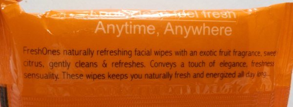 Fresh Ones Apricot Fresh Wet Alcohol-Free Wipes Review3