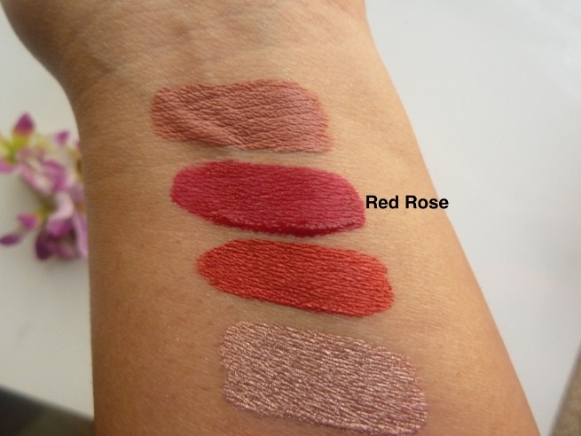 Lime Crime Red Rose Velvetines Matte Liquid Lipstick swatches