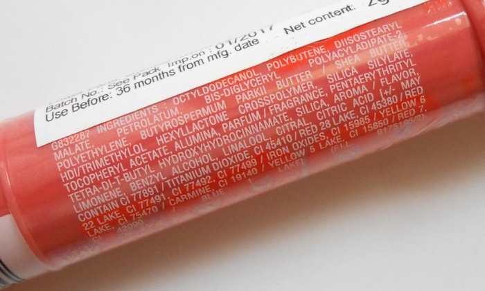 Maybelline Baby Lips Candy Wow Grapefruit ingredients