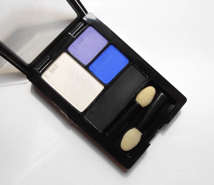 Maybelline Electric Blue Expert Wear Eyeshadow Quad Review