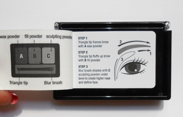 Maybelline Fashion Brow 3D Brow and Nose Palette - Dark Brown Review6