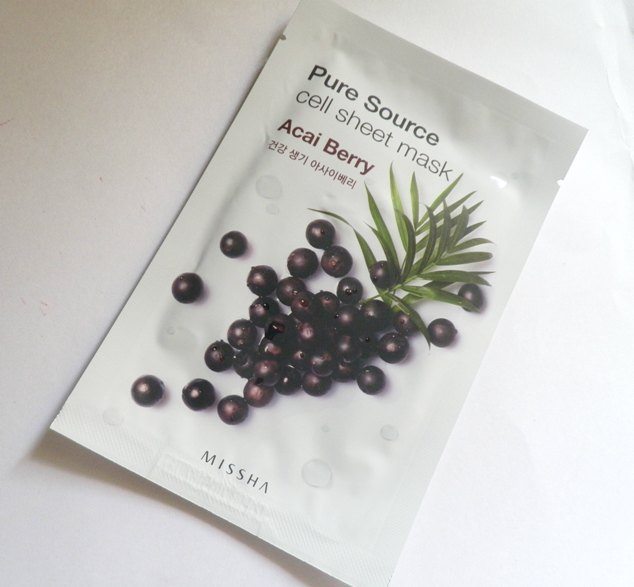 Missha-Pure-Source-Acai-Berry-Cell-Sheet-Mask-Review