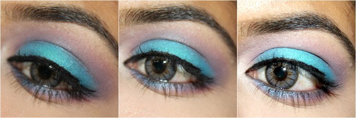 Morphe 35B 35 Color Glam Palette blue eye makeup