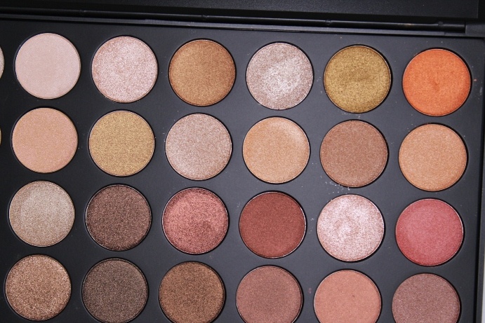 Morphe Color Shimmer Nature Glow Eyeshadow Palette close up