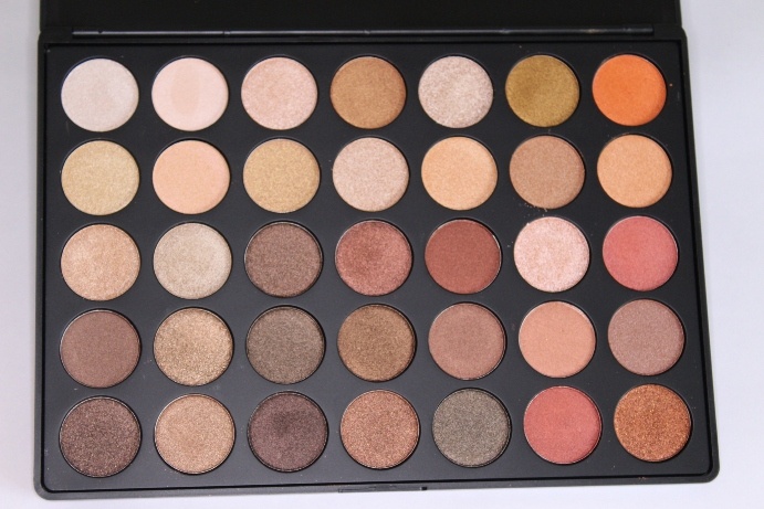 Morphe Color Shimmer Nature Glow Eyeshadow Palette opened