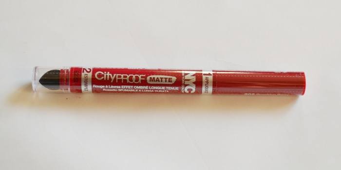 NYC City Proof Matte Long Lasting Blur Lip Color - #202 Brooklyn Berry Review