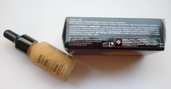 NYX Total Control Drop Foundation bottle
