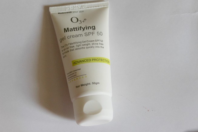O3+ Mattifying Gel Cream SPF 50 Review