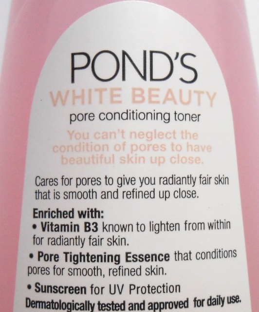 Pond's White Beauty Pore Conditioning Toner product description