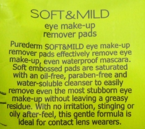 Purederm Soft and Mild Eye Make-up Remover Pads Review11