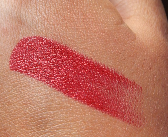 Revlon 745 Love is On Super Lustrous Lipstick swatch on hands